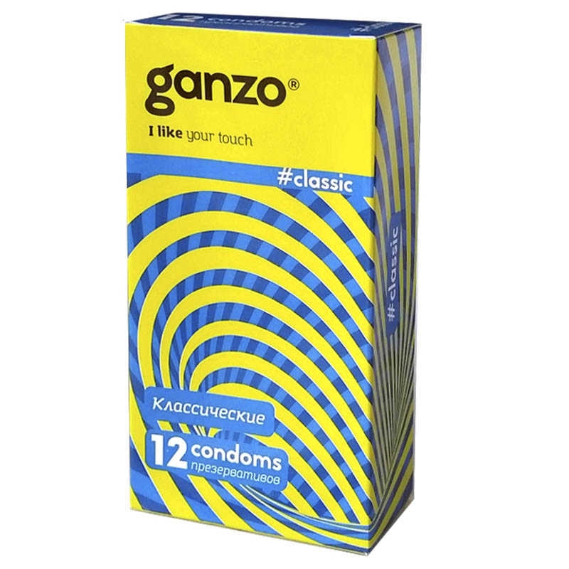 Презервативы "Ganzo Classic" классические, 12шт 
