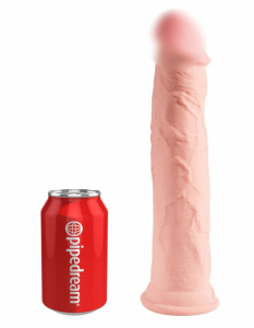 Фаллоимитатор на присоске "King Cock 11 3D" супер реалистичный